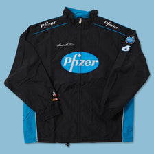 Vintage Pfizer Racing Team Track Jacket XLarge 