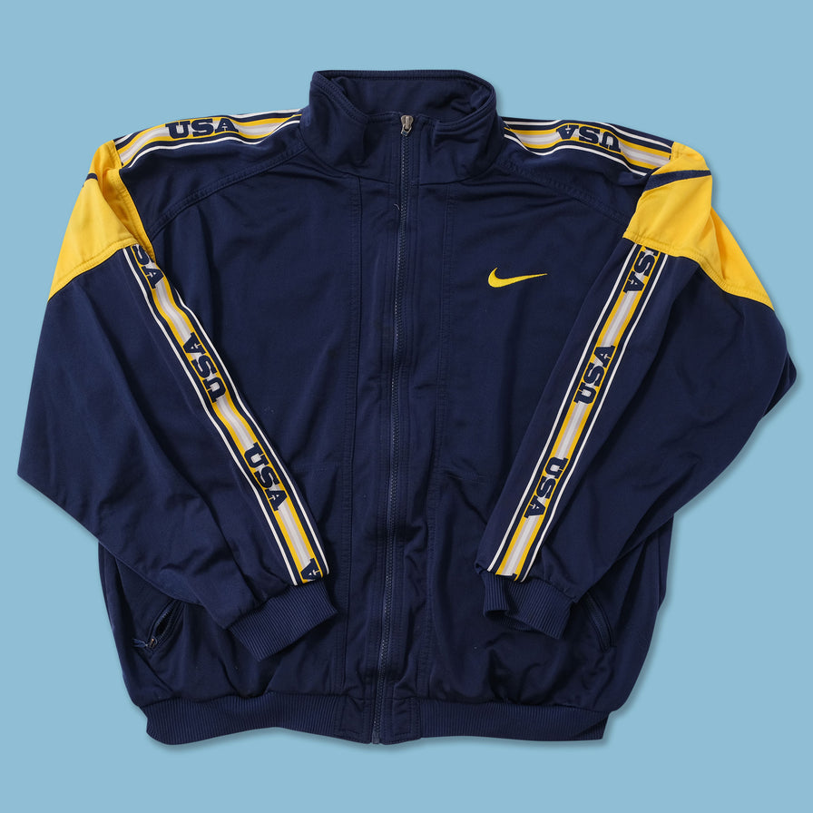 90s NIKEナイキ CHALLENGE COURT 2WAY ナイロンジャケット 青