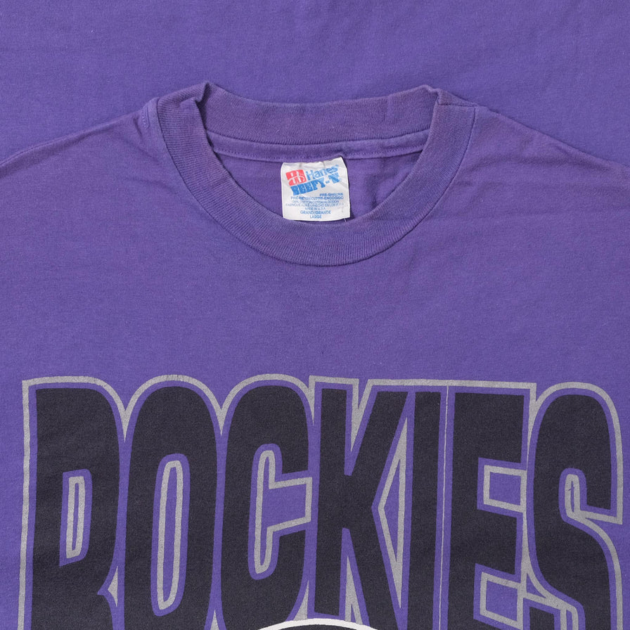 1993 Colorado Rockies T-Shirt Large 