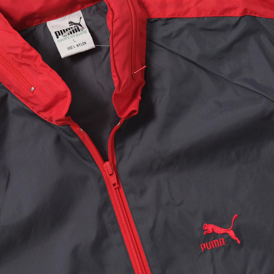 Vintage Puma Rain Jacket Large 