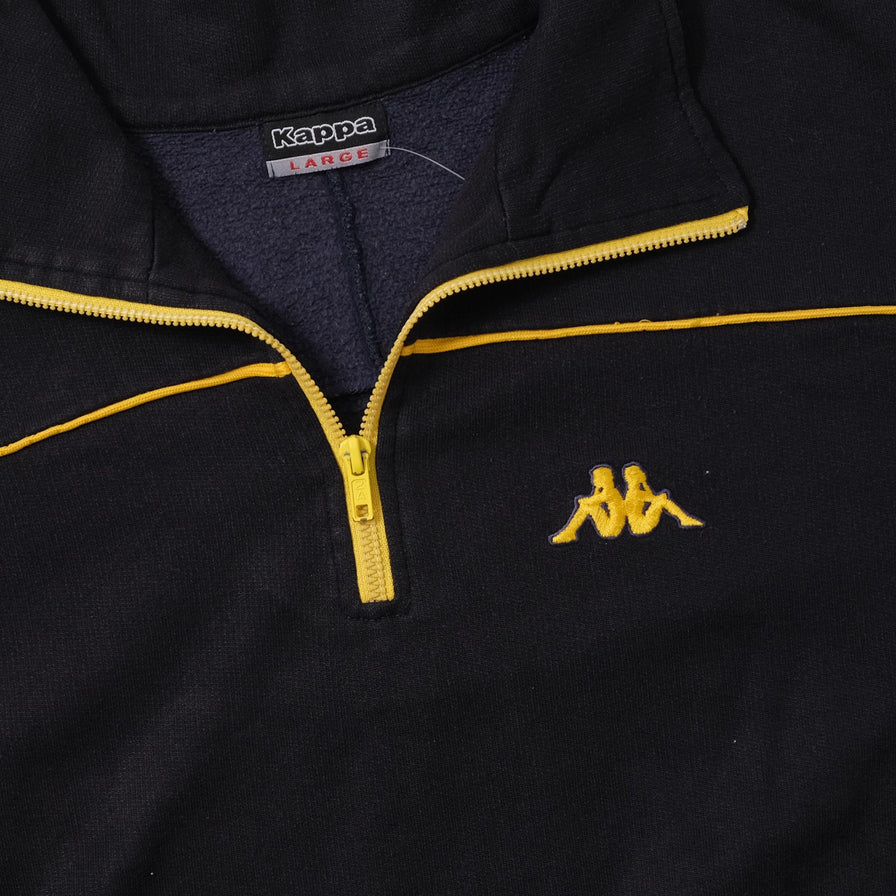 Vintage Kappa Q-Zip Sweater Large 