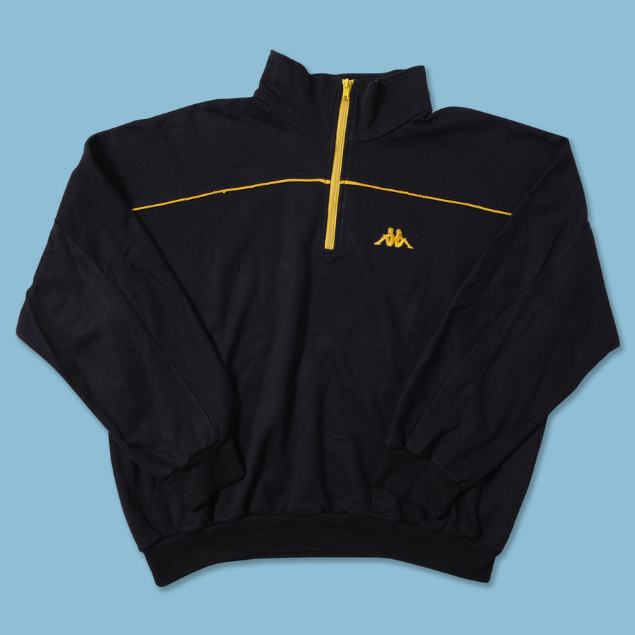 Vintage Kappa Q-Zip Sweater Large 