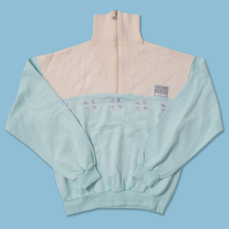 Vintage Lotto Q-Zip Sweater Small 