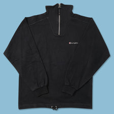 Vintage Champion Q-Zip Sweater Small 