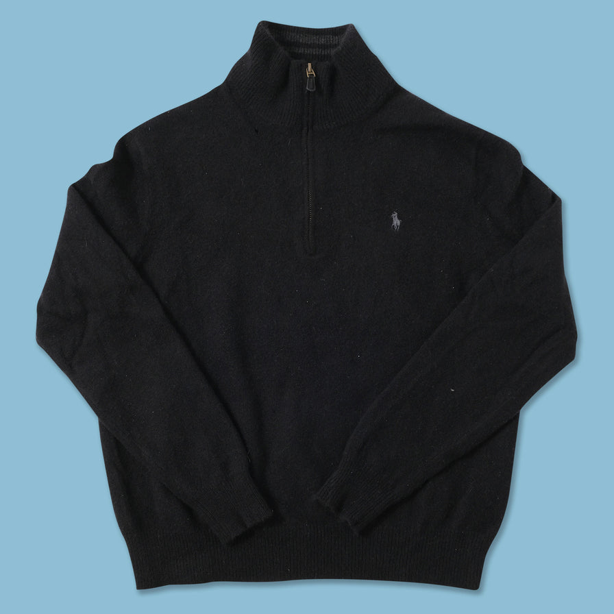 Polo Ralph Lauren Q-Zip Wool Sweater Medium 