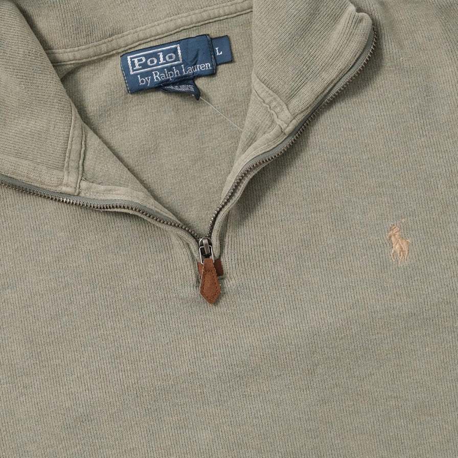 Polo Ralph Lauren Q-Zip Sweater Large 