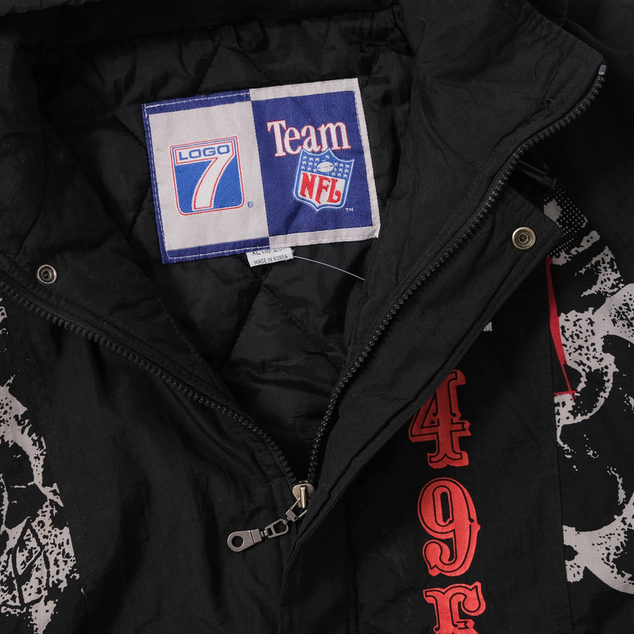 Vintage San Francisco 49ers Padded Jacket Medium 
