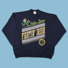 Vintage Notre Dame Fighting Irish Sweater Large 
