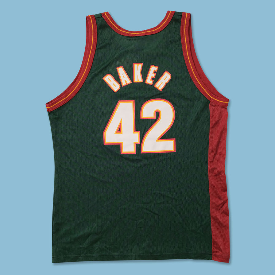 Vintage Seattle Supersonics Baker Jersey XLarge 
