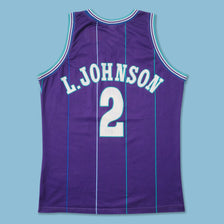Vintage Charlotte Hornets Johnson Jersey XLarge 