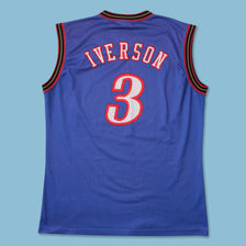 Vintage Philadelphia 76ers Iverson Jersey XLarge 