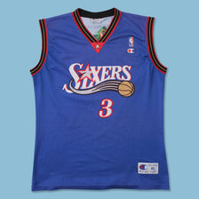 Vintage Philadelphia 76ers Iverson Jersey XLarge 