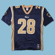 Vintage Reebok Rams Faulk Jersey XLarge 