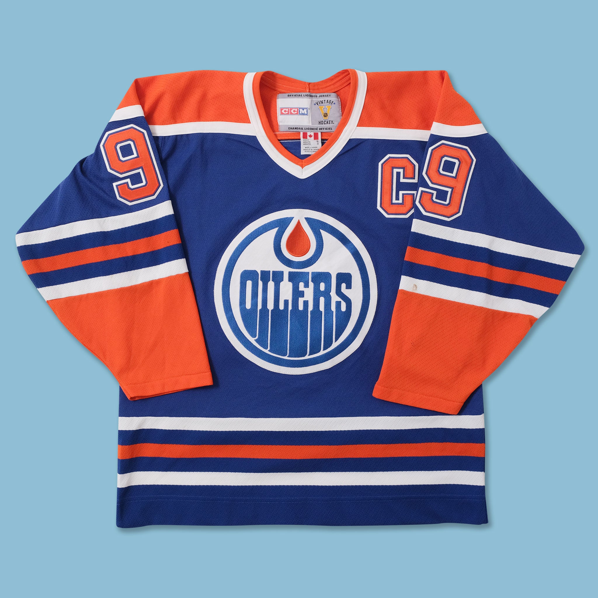 Edmonton Oilers Vintage CCM Jersey - M