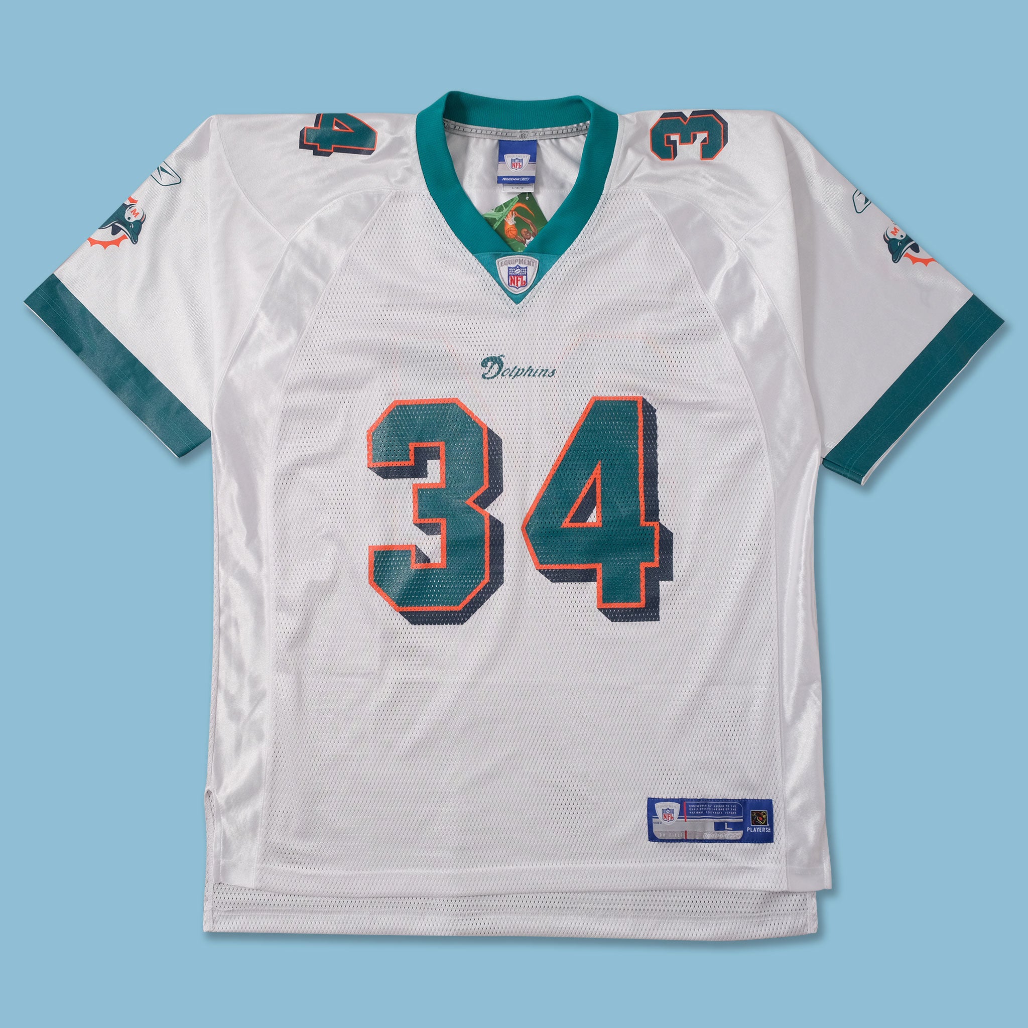 Vintage NFL Reebok Miami Dolphins Green Jersey – VintageFolk