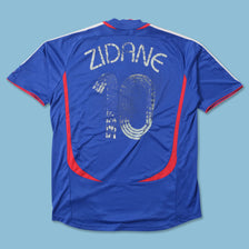 Vintage adidas France Zidane Jersey Large