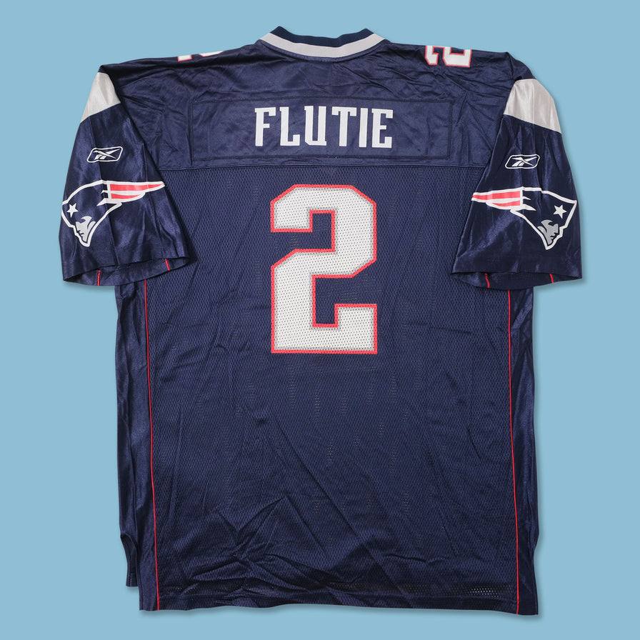 Vintage New England Patriots Flutie Jersey 3XL 