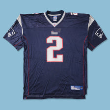 Vintage New England Patriots Flutie Jersey 3XL 