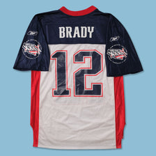 Vintage New England Patriots Brady Jersey Large 