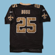 Vintage Reebok New Orleans Saints Bush Jersey Large 