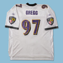 Vintage Reebok Baltimore Ravens Gregg Jersey 3XL 