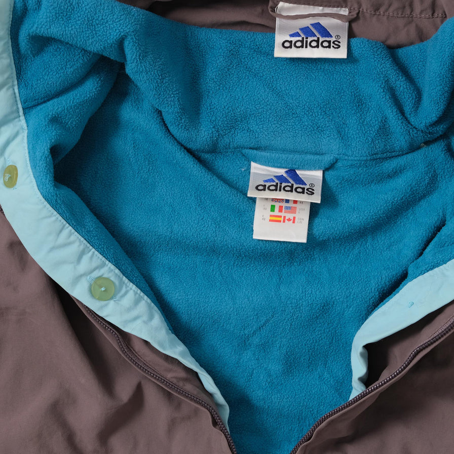 Vintage Women's adidas Fleece Lined Jacket Medium 