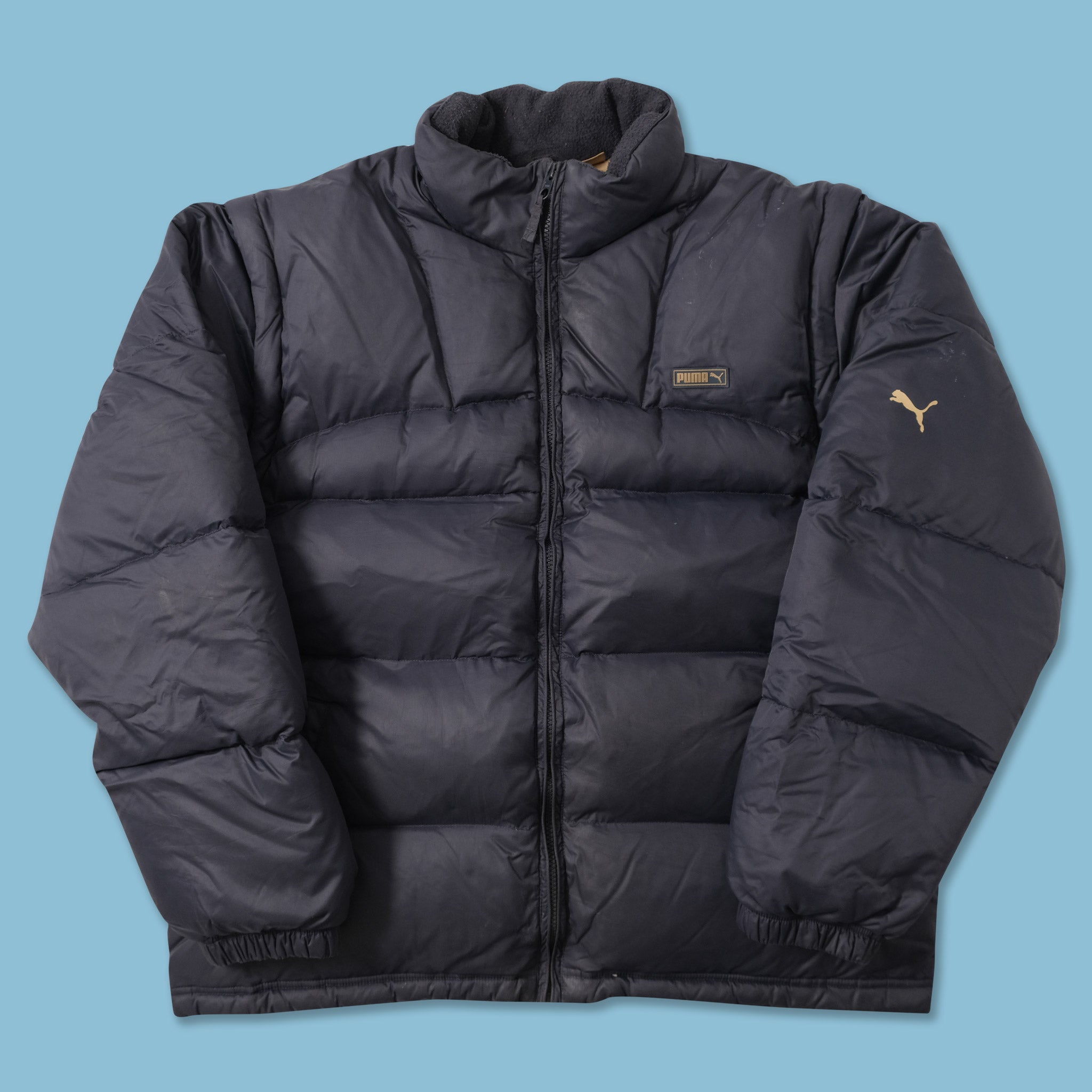 Puma retro hot sale quilted jacket