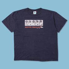 2000 Denver Broncos T-Shirt XLarge 