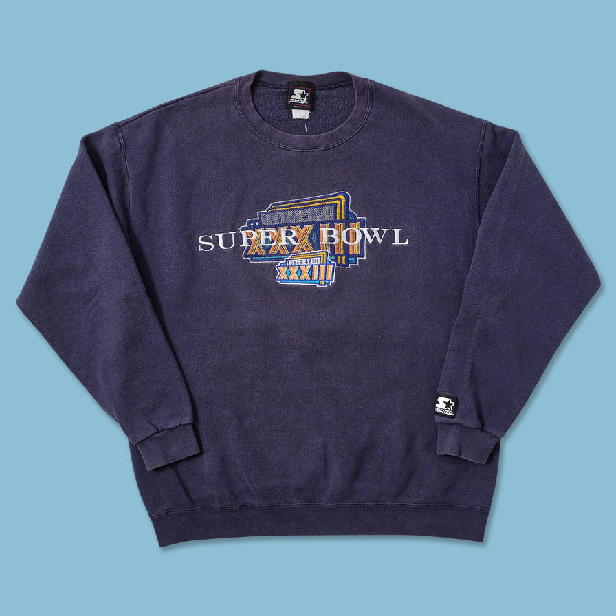 1999 Starter Super Bowl Sweater Large 
