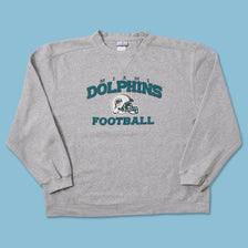 Vintage Reebok Miami Dolphins Sweater XXL 