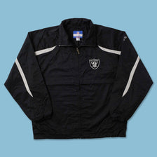 Vintage Reebok Oakland Raiders Light Jacket XLarge 