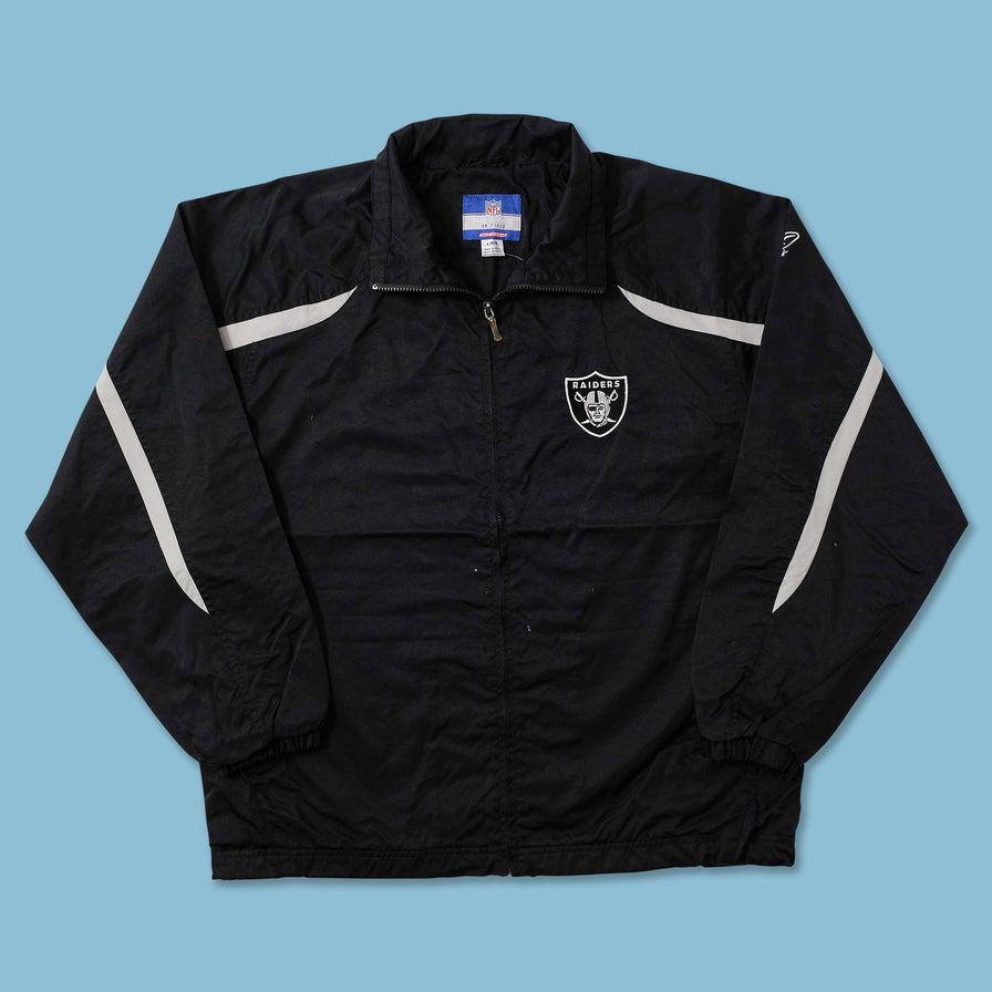Vintage Reebok Oakland Raiders Light Jacket XLarge 
