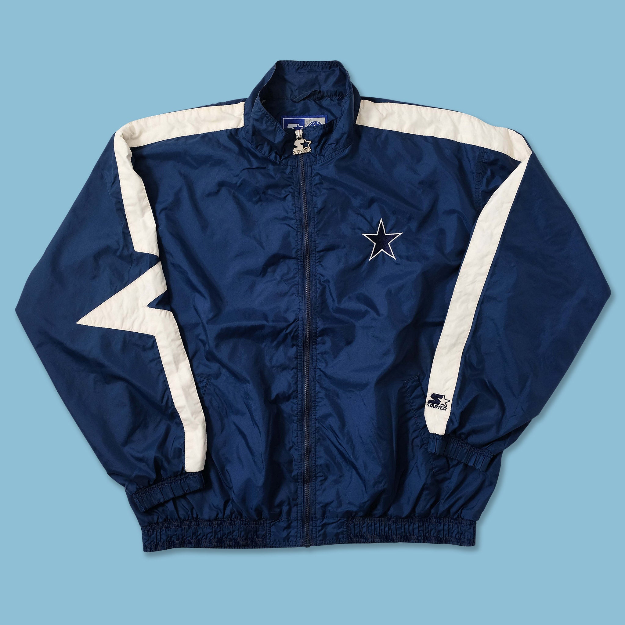 Vintage Starter Dallas Cowboys Track Jacket XXL Double Double Vintage