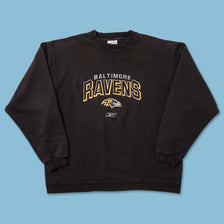 Vintage Reebok Baltimore Ravens Sweater XLarge 
