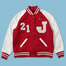 Vintage Wool Leather Varsity Jacket Small 