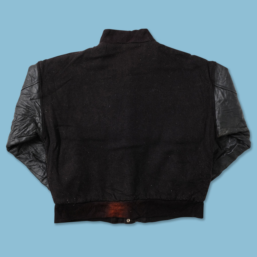 Vintage Wool Leather Varsity Jacket Small 