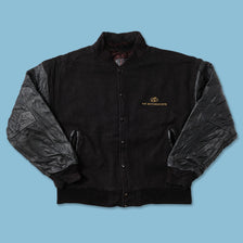 Vintage Wool Leather Varsity Jacket Small 