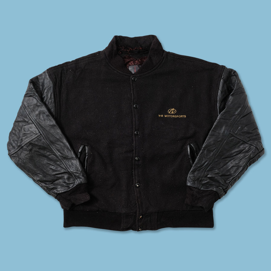 Vintage Wool Leather Varsity Jacket Small 