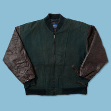 Vintage Wool Leather Varsity Jacket Medium 