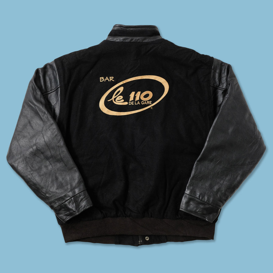 Vintage Wool Leather Varsity Jacket Large 