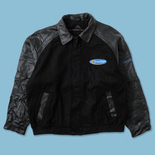 Vintage Wool Leather Varsity Jacket XLarge 