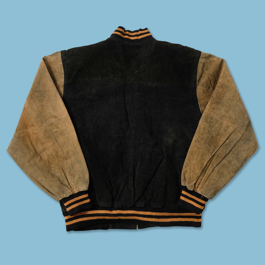 Vintage Suede Varsity Jacket Medium 