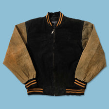 Vintage Suede Varsity Jacket Medium 