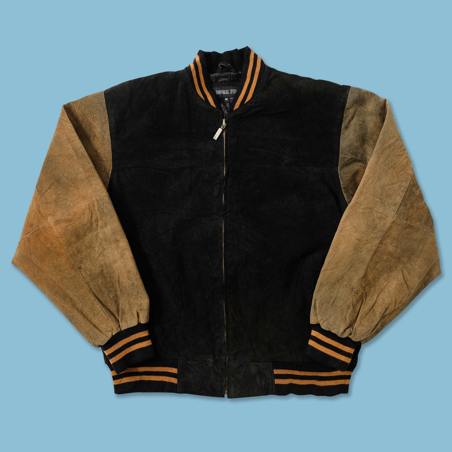 Vintage Suede Varsity Jacket Medium 