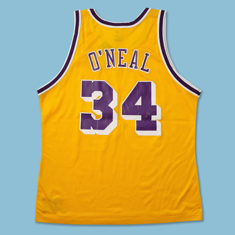 Vintage Champion Los Angeles Lakers Shaq Jersey XLarge 