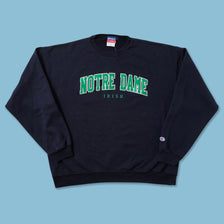 Vintage Champion Notre Dame Sweater XLarge 
