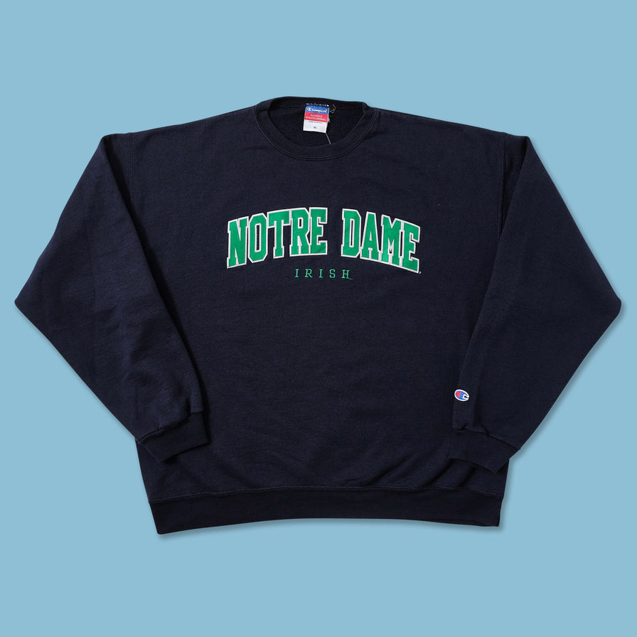 Vintage Champion Notre Dame Sweater XLarge 
