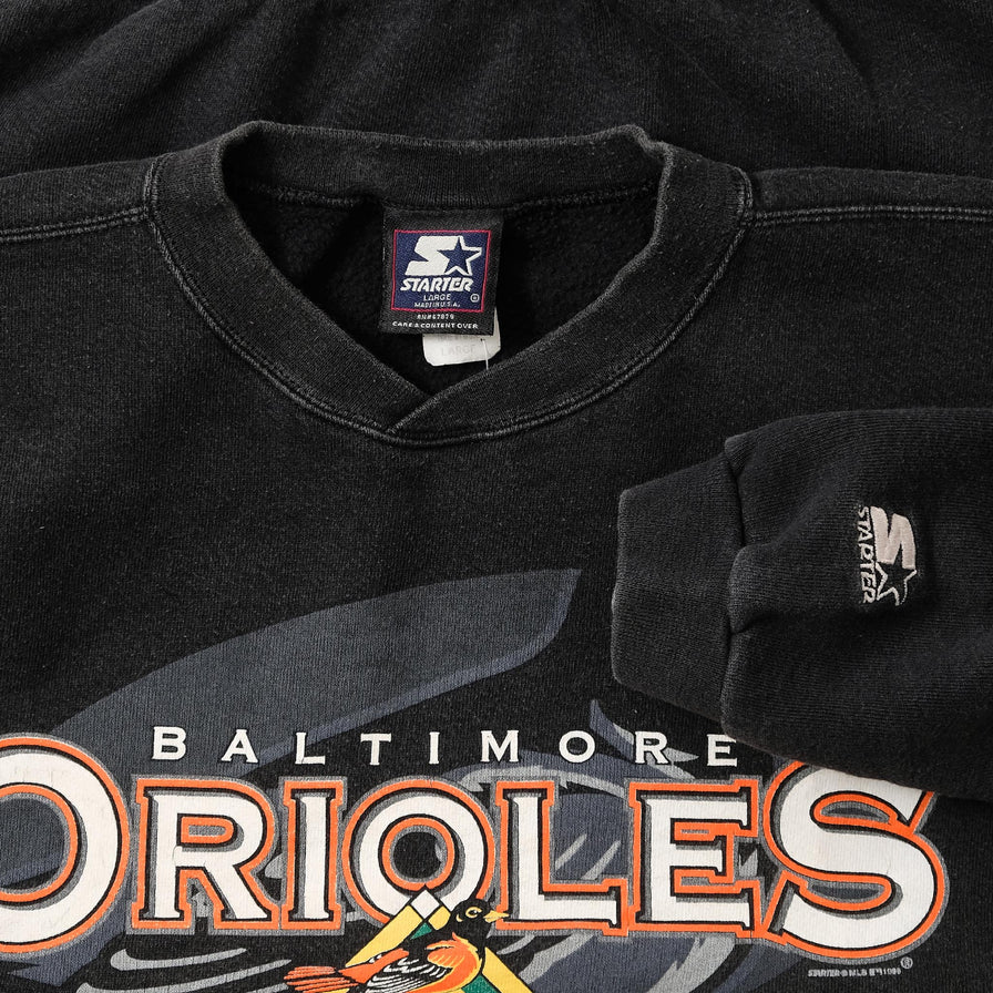 1995 Starter Baltimore Orioles Sweater Large 