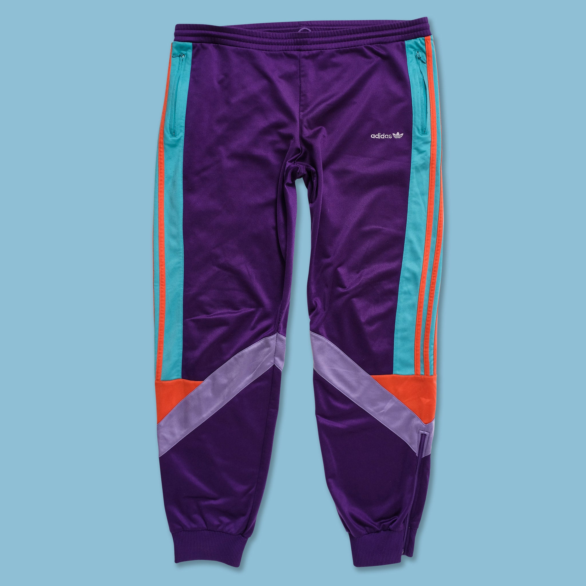 Adidas purple pants best sale