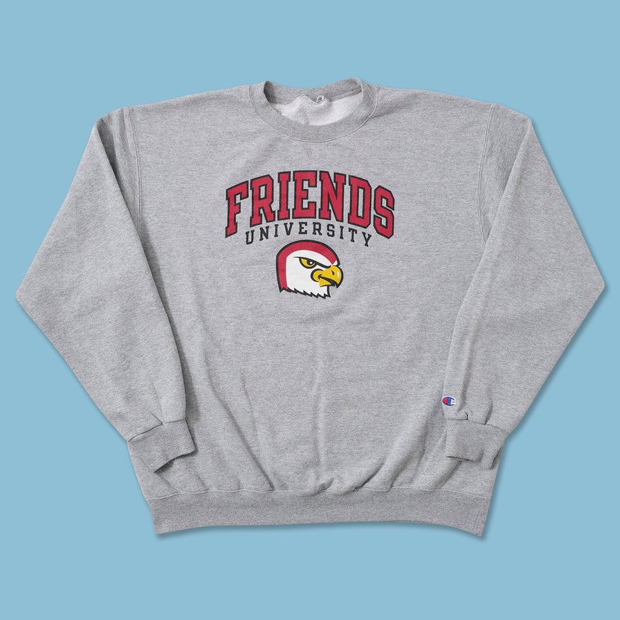 Vintage Champion Friends University Sweater XLarge 
